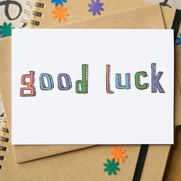 Simple Good Luck Card