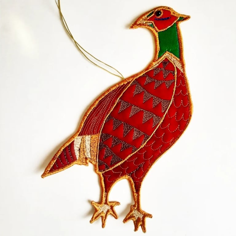 Pheasant Hanging Decoration 
