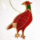 Pheasant Hanging Decoration 