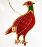 Pheasant Hanging Decoration 