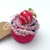 Mini Crochet Cupcake Pincushion 