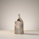 Handmade ornamental ceramic bottle 
