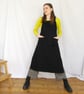 Black Canvas Apron for Potters & Artists, Crossback, Split Leg, Cargo Pockets - Image 7