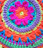 colourful crochet mandala doily - Image 7