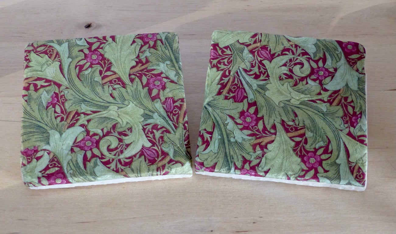 Marble ' V & A Design' Coasters