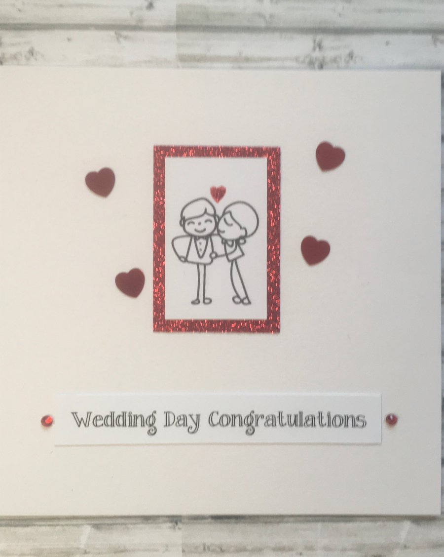 Wedding Day Greetings Card
