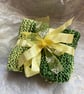 2 hand knitted eco friendly dishcloths  - Image 2