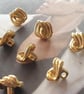12.5mm 20L Gold TWIST Buttons - Image 3