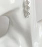 Spiral Chainmaille Sterling Silver Earrings  - Image 4