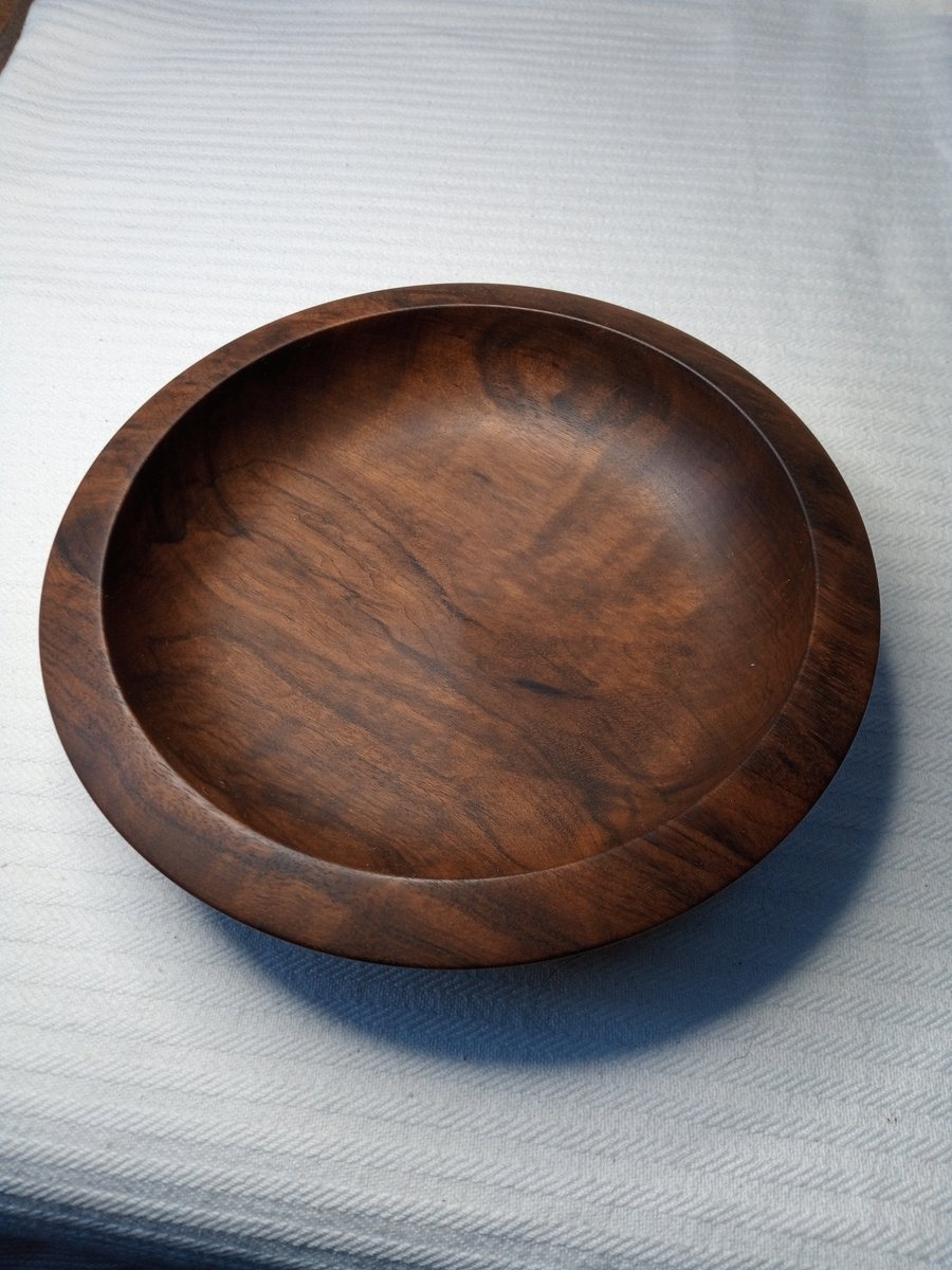 Bowl Handmade from Natural Walnut