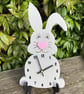 Wooden Grey Rabbit Clock - Image 2