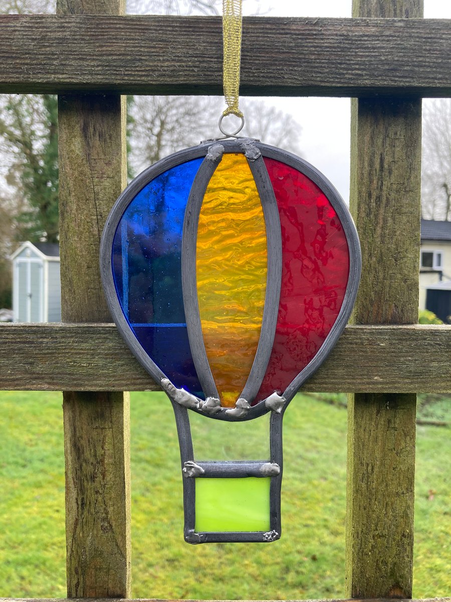 Stained Glass Balloon Hanging