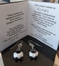 Handmade Murano Glass Sheep Earrings - Folksy