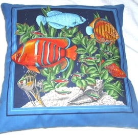 From the  sea, Tropical Fish cushion