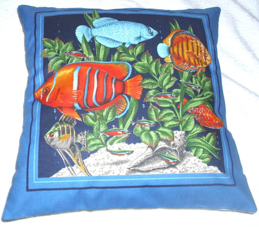 From the  sea, Tropical Fish cushion
