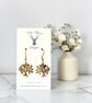 Charm Earrings - Large Gold Tree of Life