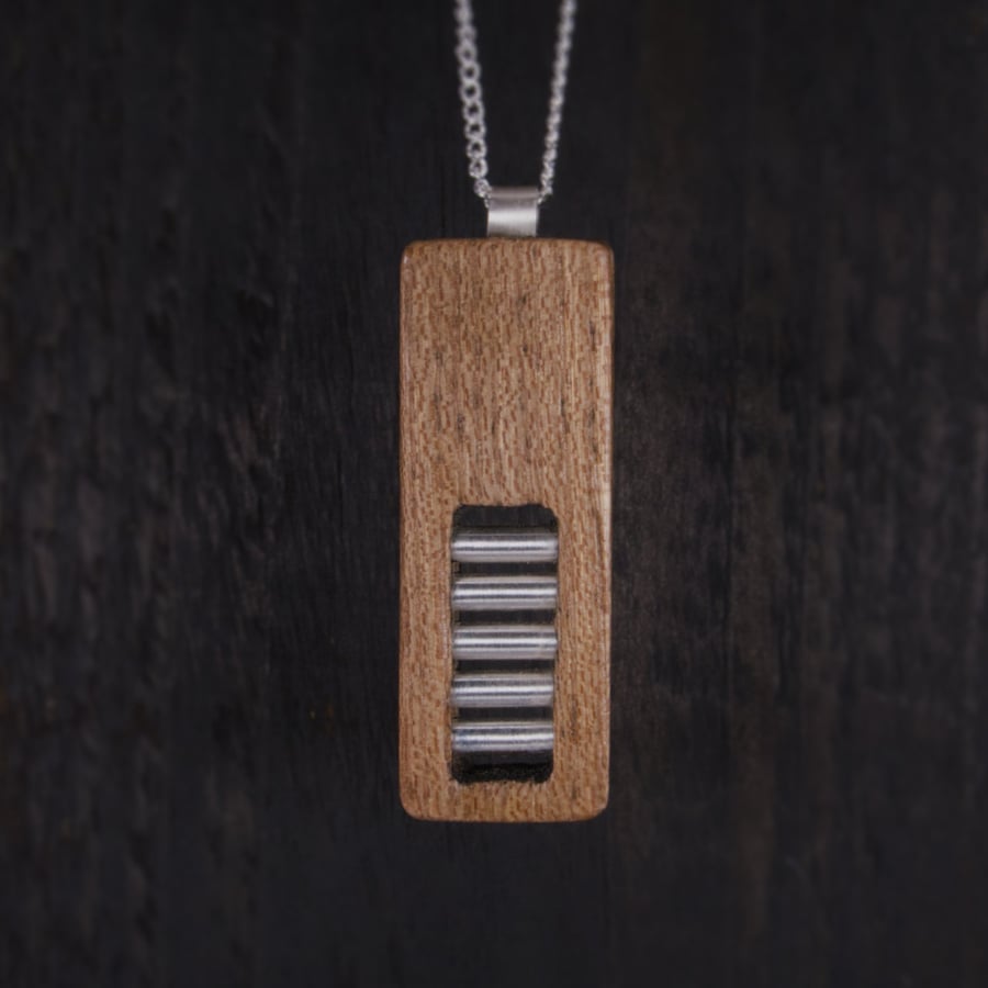 Jacobs Ladder No. 2 - Elm and silver