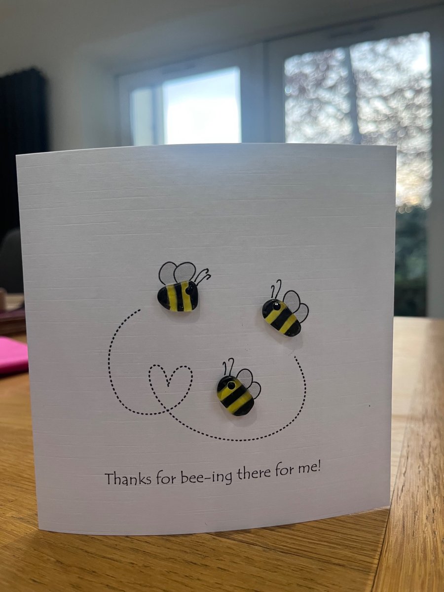 Thanks for bee-ing there for me!