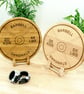 Weight Plate Chopping Board - Solid Oak - Gym Lover Gift, Hand Made UK - Image 6