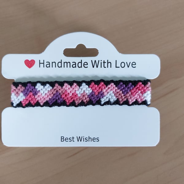 Cotton Candy Skies – Handmade Chevron Friendship Bracelet