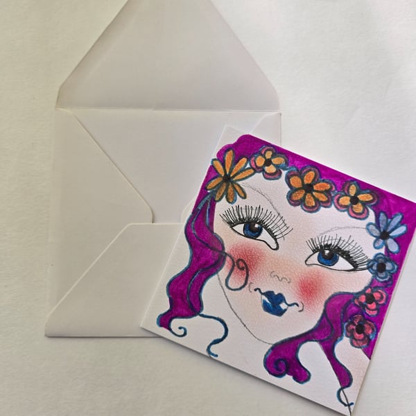ARTKRAZIE Original Fairy Greeting Card