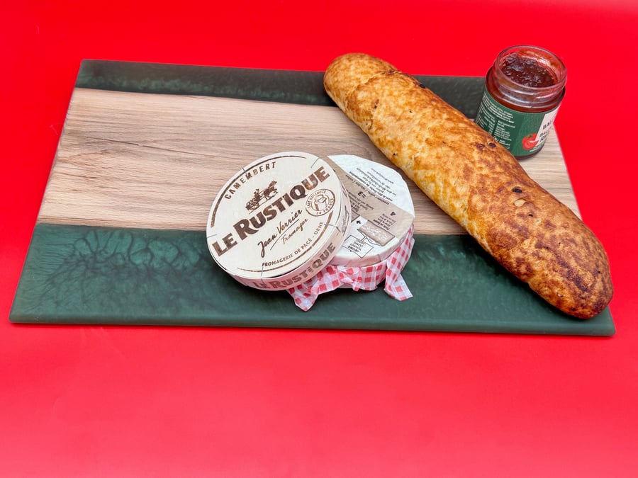 Image of Wood and resin Charcuterie board