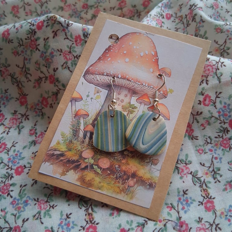 CLEARANCE! polymer clay earrings handmade- reduced-no 3