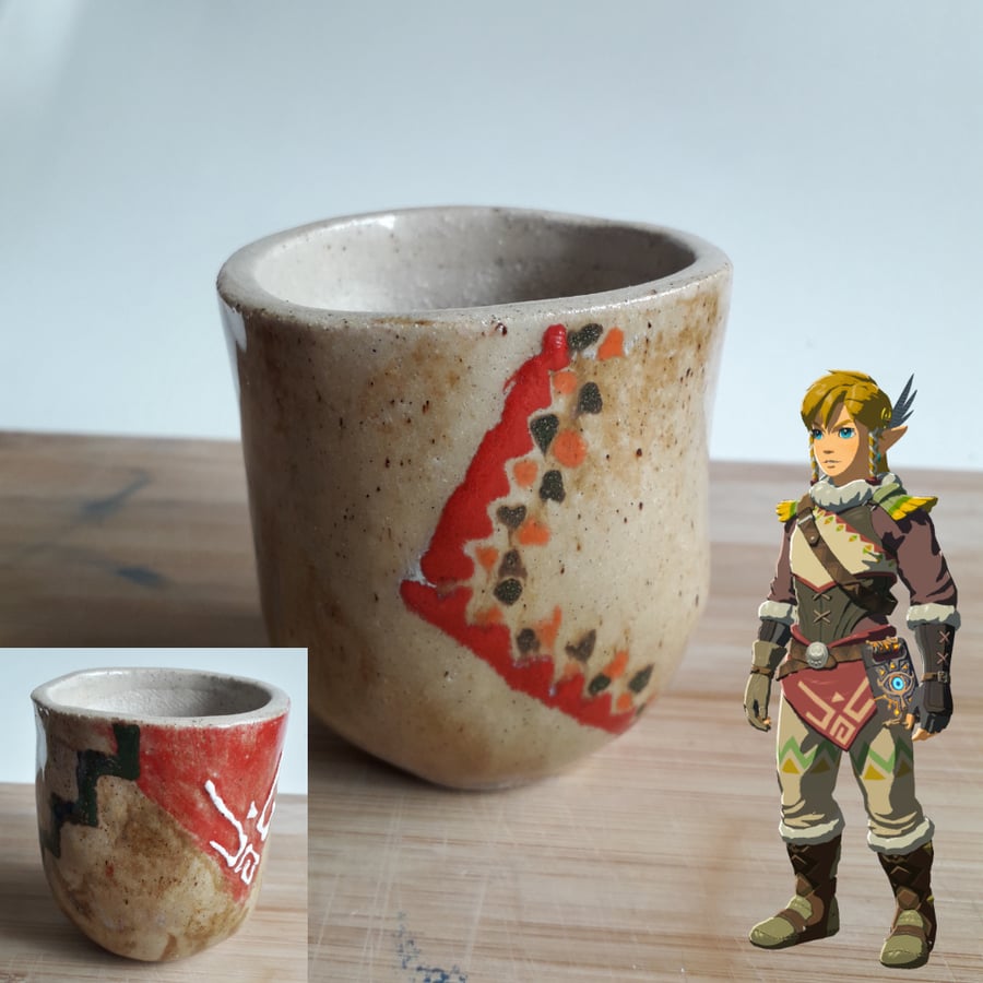 Legend of Zelda-inspired ceramic cup