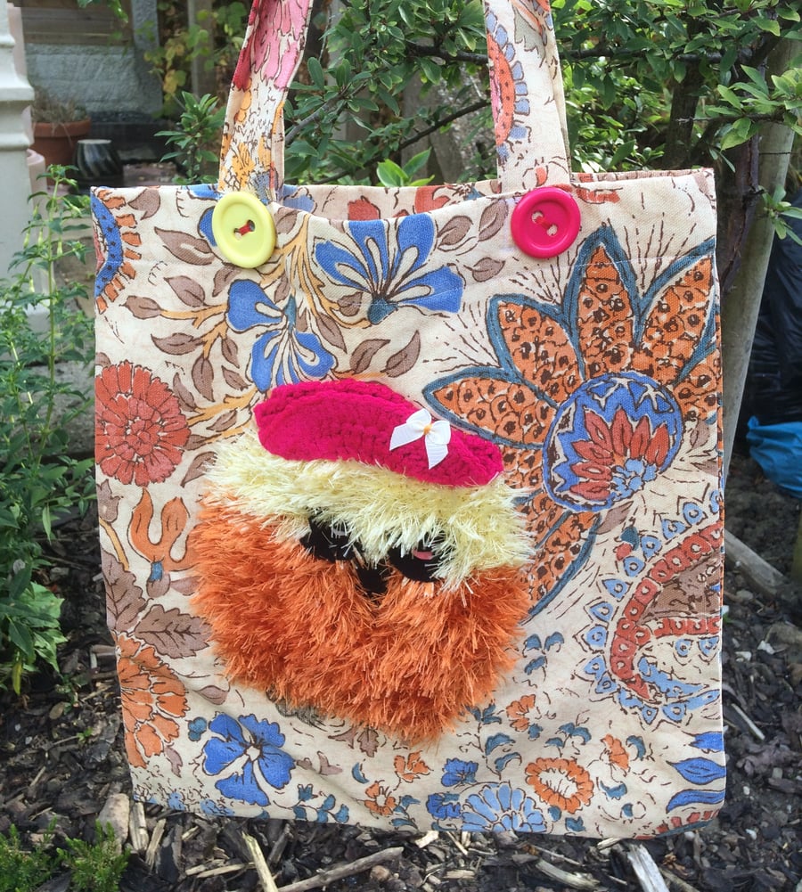 Applique Tote Bag.