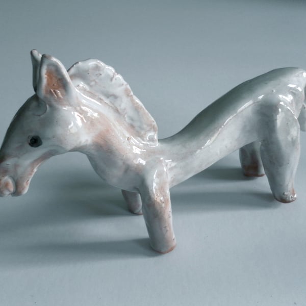 LITTLE HORSE CERAMIC SCULPTURE FREE DELIVERY