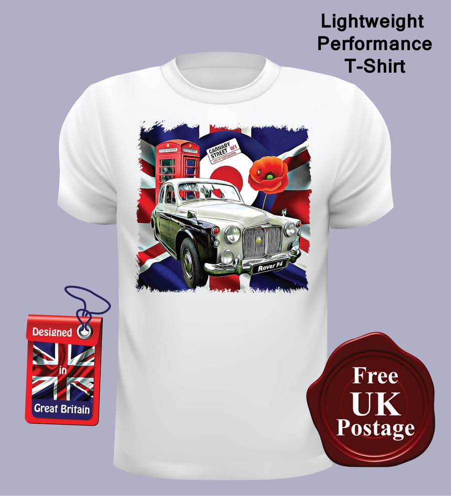 Rover P4 T Shirt, Mens T Shirt, Choose Your Size