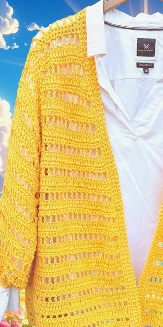 CROCHET PATTERN for Marigold Crochet Cardigan