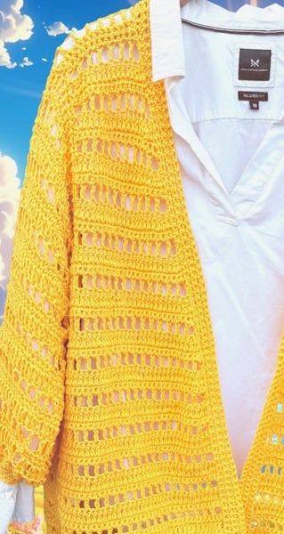CROCHET PATTERN for Marigold Crochet Cardigan