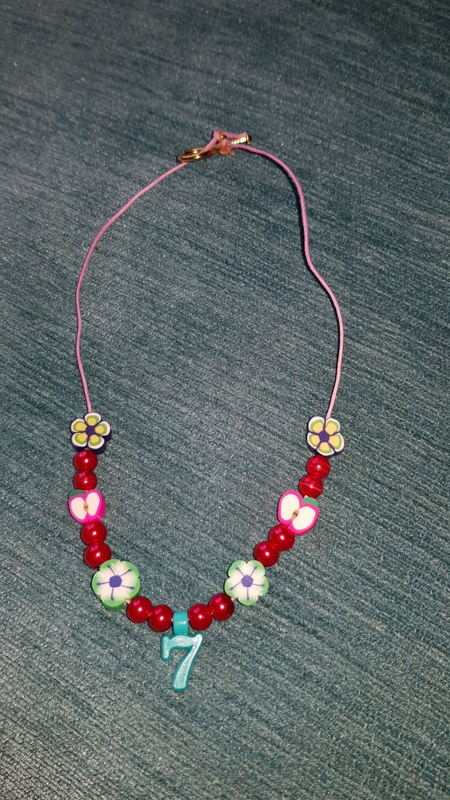 Children's '7' Charm Necklace