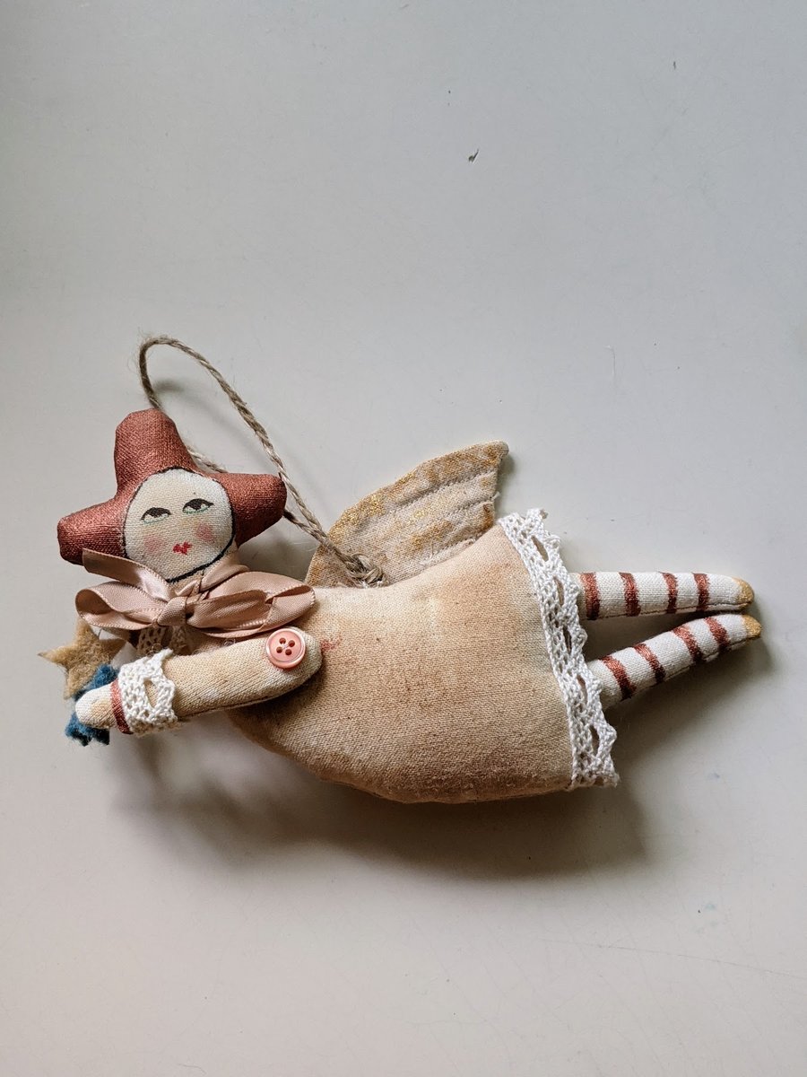Handmade rustic angel