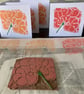 Original handprinted flower card - Image 5
