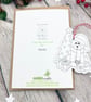 Coloured By Christmas Card & Gift Tag - Christmas Bear - Personalised  - Image 6