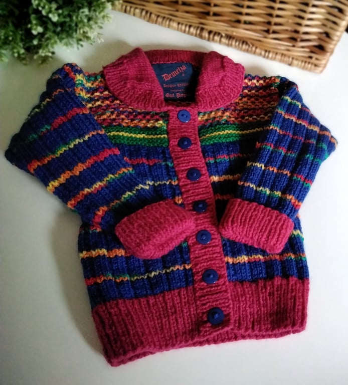 Unisex Baby Cosy Warm Cardigan  1-2 Years size