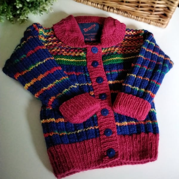 Unisex Baby Cosy Warm Cardigan  1-2 Years size