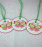 Set of 3 butterfly gift tags - Image 1
