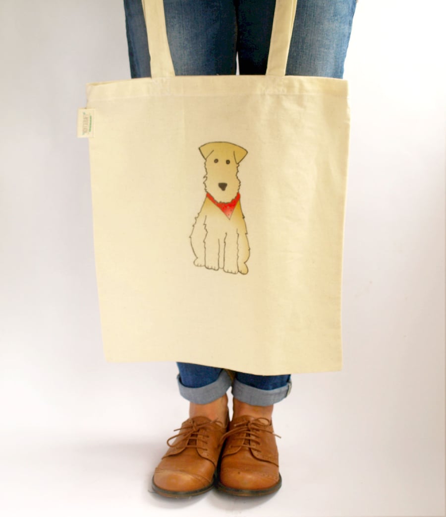 Hector the Fox Terrier Canvas Bag