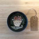 Mini mosaic in round sweet tin