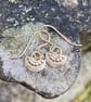 9ct gold small dangle earrings - Image 4