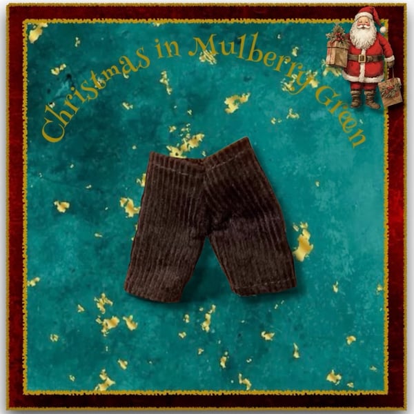 Little Nippers Chocolate Brown Corduroy Trousers