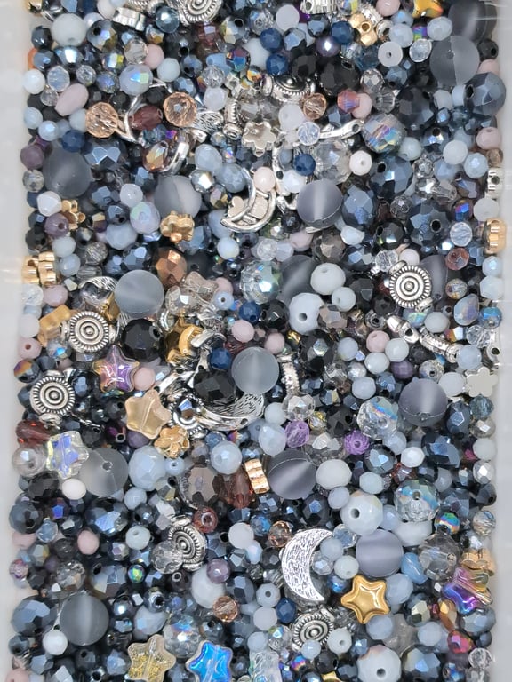 "Galaxy" Glass bead mix 50g