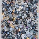 "Galaxy" Glass bead mix 50g