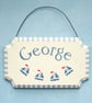 Sailing Boats, Personalised Plaque - Image 1