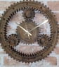 Rusting Gear Box Wall Clock
