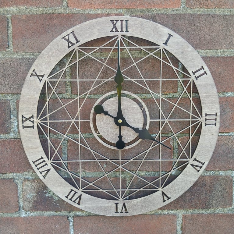 Roman Numeral Clock. Modern & Traditional Clock. 