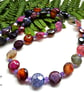  Multicoloured Agate Necklace  - Image 1